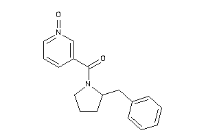 (2-benzylpyrrolidino)-(1-keto-3-pyridyl)methanone