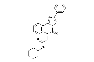 N-cyclohexyl-2-(5-keto-2-phenyl-[1,2,4]triazolo[1,5-c]quinazolin-6-yl)acetamide