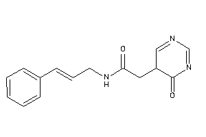 Image of N-cinnamyl-2-(4-keto-5H-pyrimidin-5-yl)acetamide