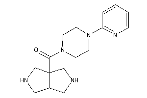 2,3,3a,4,5,6-hexahydro-1H-pyrrolo[3,4-c]pyrrol-6a-yl-[4-(2-pyridyl)piperazino]methanone