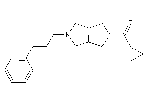 Cyclopropyl-[5-(3-phenylpropyl)-1,3,3a,4,6,6a-hexahydropyrrolo[3,4-c]pyrrol-2-yl]methanone