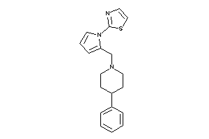 2-[2-[(4-phenylpiperidino)methyl]pyrrol-1-yl]thiazole