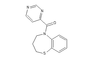 3,4-dihydro-2H-1,5-benzothiazepin-5-yl(4-pyrimidyl)methanone