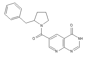 6-(2-benzylpyrrolidine-1-carbonyl)-3H-pyrido[2,3-d]pyrimidin-4-one