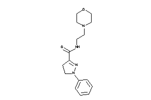 N-(2-morpholinoethyl)-1-phenyl-2-pyrazoline-3-carboxamide