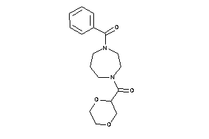 (4-benzoyl-1,4-diazepan-1-yl)-(1,4-dioxan-2-yl)methanone