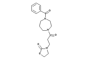 3-[3-(4-benzoyl-1,4-diazepan-1-yl)-3-keto-propyl]thiazolidin-2-one