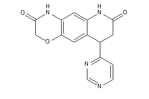 Image of 9-(4-pyrimidyl)-4,6,8,9-tetrahydropyrido[2,3-g][1,4]benzoxazine-3,7-quinone