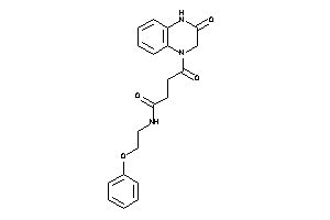 4-keto-4-(3-keto-2,4-dihydroquinoxalin-1-yl)-N-(2-phenoxyethyl)butyramide