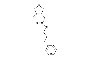 2-(4-ketothiazolidin-3-yl)-N-(2-phenoxyethyl)acetamide