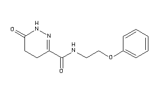 6-keto-N-(2-phenoxyethyl)-4,5-dihydro-1H-pyridazine-3-carboxamide