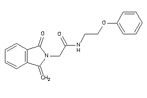 2-(1-keto-3-methylene-isoindolin-2-yl)-N-(2-phenoxyethyl)acetamide