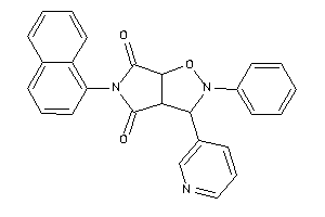 5-(1-naphthyl)-2-phenyl-3-(3-pyridyl)-3a,6a-dihydro-3H-pyrrolo[3,4-d]isoxazole-4,6-quinone