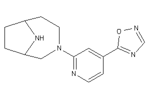 5-[2-(3,9-diazabicyclo[4.2.1]nonan-3-yl)-4-pyridyl]-1,2,4-oxadiazole