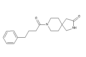 8-(4-phenylbutanoyl)-3,8-diazaspiro[4.5]decan-2-one