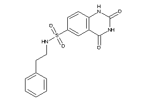 2,4-diketo-N-phenethyl-1H-quinazoline-6-sulfonamide