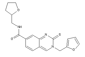 3-(2-furfuryl)-N-(tetrahydrofurfuryl)-2-thioxo-quinazoline-7-carboxamide