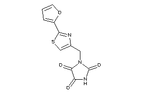 Image of 1-[[2-(2-furyl)thiazol-4-yl]methyl]imidazolidine-2,4,5-trione