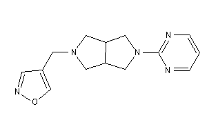 4-[[2-(2-pyrimidyl)-1,3,3a,4,6,6a-hexahydropyrrolo[3,4-c]pyrrol-5-yl]methyl]isoxazole