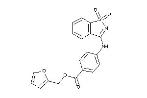 4-[(1,1-diketo-1,2-benzothiazol-3-yl)amino]benzoic Acid 2-furfuryl Ester