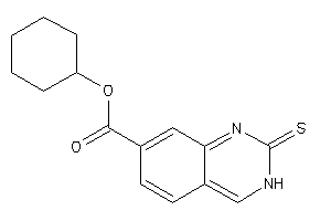 2-thioxo-3H-quinazoline-7-carboxylic Acid Cyclohexyl Ester