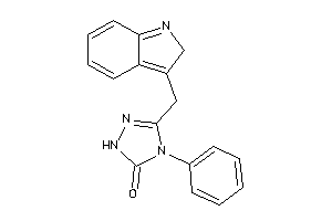 3-(2H-indol-3-ylmethyl)-4-phenyl-1H-1,2,4-triazol-5-one