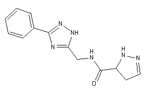 N-[(3-phenyl-1H-1,2,4-triazol-5-yl)methyl]-2-pyrazoline-3-carboxamide