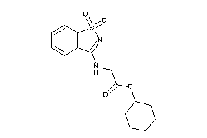 2-[(1,1-diketo-1,2-benzothiazol-3-yl)amino]acetic Acid Cyclohexyl Ester