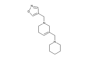 4-[[5-(piperidinomethyl)-3,6-dihydro-2H-pyridin-1-yl]methyl]isoxazole