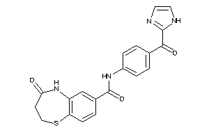 N-[4-(1H-imidazole-2-carbonyl)phenyl]-4-keto-3,5-dihydro-2H-1,5-benzothiazepine-7-carboxamide