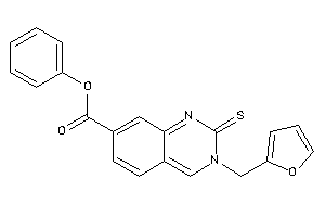 3-(2-furfuryl)-2-thioxo-quinazoline-7-carboxylic Acid Phenyl Ester