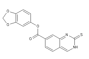 2-thioxo-3H-quinazoline-7-carboxylic Acid 1,3-benzodioxol-5-yl Ester