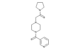 2-(4-nicotinoylpiperazino)-1-pyrrolidino-ethanone