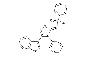 N-[4-(benzofuran-3-yl)-3-phenyl-4-thiazolin-2-ylidene]benzenesulfonamide