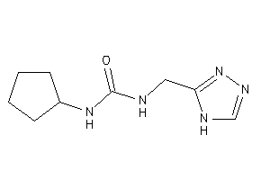 1-cyclopentyl-3-(4H-1,2,4-triazol-3-ylmethyl)urea