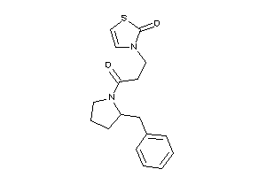 3-[3-(2-benzylpyrrolidino)-3-keto-propyl]-4-thiazolin-2-one