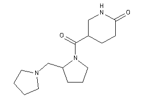 5-[2-(pyrrolidinomethyl)pyrrolidine-1-carbonyl]-2-piperidone