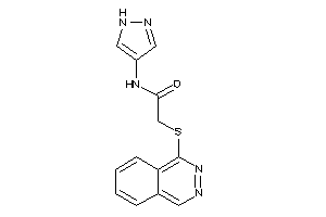 2-(phthalazin-1-ylthio)-N-(1H-pyrazol-4-yl)acetamide