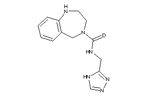 N-(4H-1,2,4-triazol-3-ylmethyl)-1,2,3,5-tetrahydro-1,4-benzodiazepine-4-carboxamide