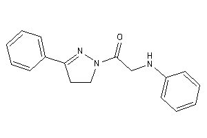 2-anilino-1-(3-phenyl-2-pyrazolin-1-yl)ethanone