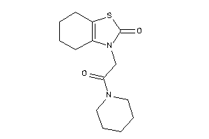 3-(2-keto-2-piperidino-ethyl)-4,5,6,7-tetrahydro-1,3-benzothiazol-2-one