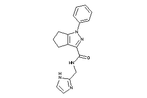 N-(1H-imidazol-2-ylmethyl)-1-phenyl-5,6-dihydro-4H-cyclopenta[c]pyrazole-3-carboxamide