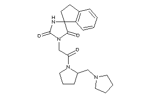 3-[2-keto-2-[2-(pyrrolidinomethyl)pyrrolidino]ethyl]spiro[imidazolidine-5,1'-indane]-2,4-quinone