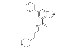 N-(3-morpholinopropyl)-6-phenyl-isoxazolo[5,4-b]pyridine-4-carboxamide