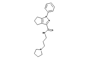 1-phenyl-N-(3-pyrrolidinopropyl)-5,6-dihydro-4H-cyclopenta[c]pyrazole-3-carboxamide