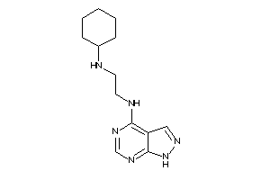 Cyclohexyl-[2-(1H-pyrazolo[3,4-d]pyrimidin-4-ylamino)ethyl]amine