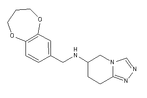 3,4-dihydro-2H-1,5-benzodioxepin-7-ylmethyl(5,6,7,8-tetrahydro-[1,2,4]triazolo[4,3-a]pyridin-6-yl)amine