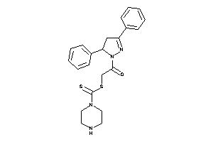 Piperazine-1-carbodithioic Acid [2-(3,5-diphenyl-2-pyrazolin-1-yl)-2-keto-ethyl] Ester