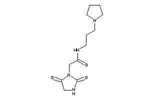 2-(2,5-diketoimidazolidin-1-yl)-N-(3-pyrrolidinopropyl)acetamide