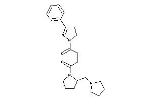 1-(3-phenyl-2-pyrazolin-1-yl)-4-[2-(pyrrolidinomethyl)pyrrolidino]butane-1,4-dione